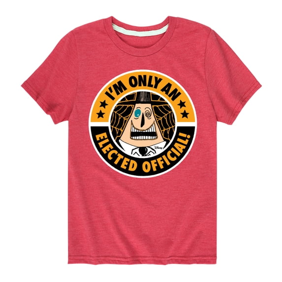 The Nightmare Before Christmas - Mayor Elected Official - Youth Short Sleeve Graphic T-Shirt