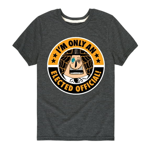 The Nightmare Before Christmas - Mayor Elected Official - Youth Short Sleeve Graphic T-Shirt