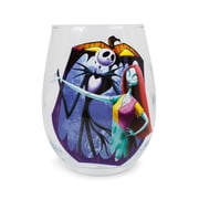 The Nightmare Before Christmas "Meant To Be" Stemless Glass | Holds 20 Ounces