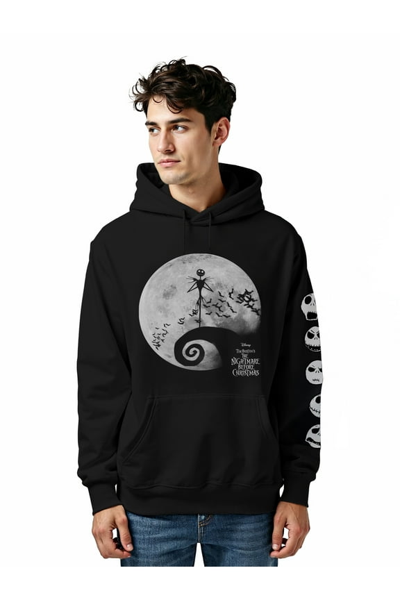 , Men's & Big Men's Graphic Hoodie, Nightmare Moon, Sizes S-3XL