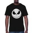 thumbnail image 1 of The Nightmare Before Christmas, Men's & Big Men's Graphic T-Shirt, Big Face Jack, Sizes S-3XL, 1 of 6