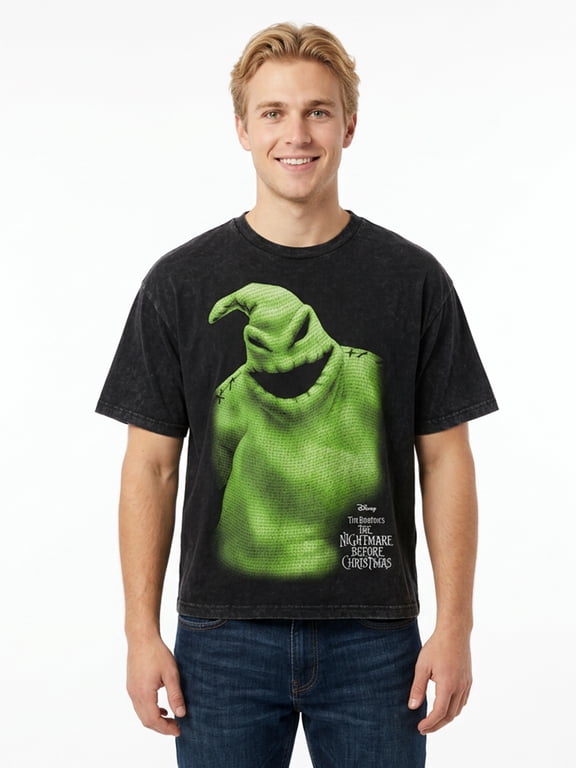 Disney The Nightmare Before Christmas, Oogie Boogie Men's Graphic Tee Shirt, Sizes S-3XL