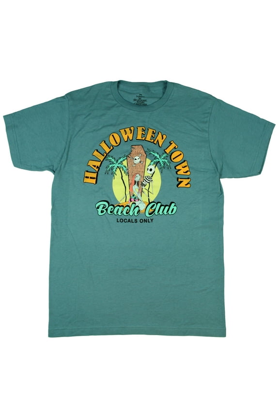 The Nightmare Before Christmas Men's Halloween Town Beach Club T-Shirt