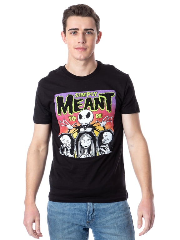 The Nightmare Before Christmas Men's Jack And Sally Simply Meant To Be Adult T-Shirt