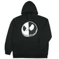 thumbnail image 1 of The Nightmare Before Christmas Men's Jack Skellington Split Face Adult Pullover Sweatshirt Hoodie, 1 of 4