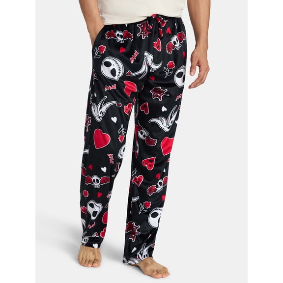 Nightmare Before Christmas Men's Valentine's Day Sleep Pants, Sizes S-2XL