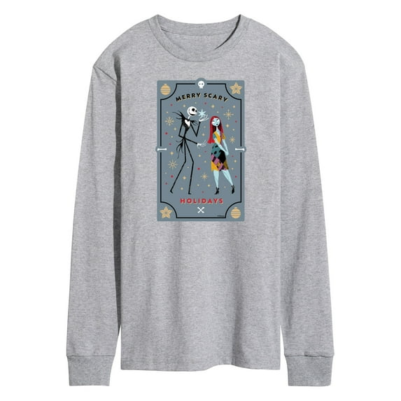 The Nightmare Before Christmas - Merry Scary Holidays - Men's Long Sleeve T-Shirt