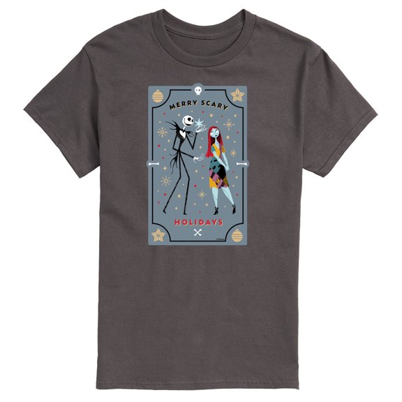 The Nightmare Before Christmas - Merry Scary Holidays - Men's Short Sleeve Graphic T-Shirt