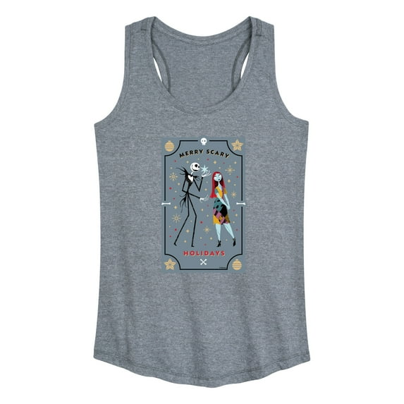 The Nightmare Before Christmas - Merry Scary Holidays - Women's Racerback Tank Top