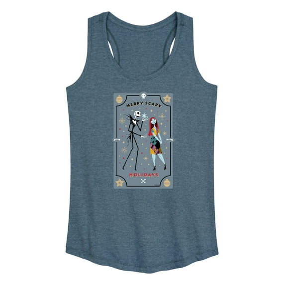The Nightmare Before Christmas - Merry Scary Holidays - Women's Racerback Tank Top