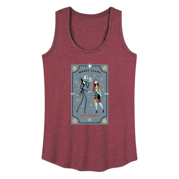 The Nightmare Before Christmas - Merry Scary Holidays - Women's Racerback Tank Top