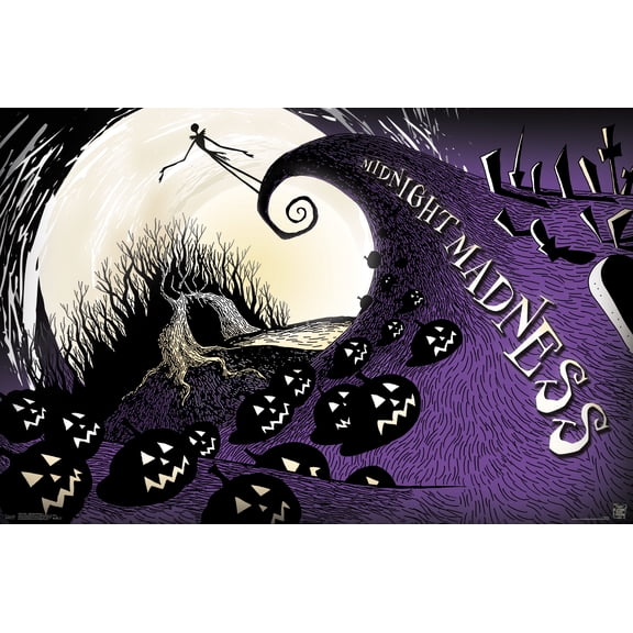 The Nightmare Before Christmas - Midnight Madness Wall Poster, 22.375" x 34"
