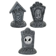 The Nightmare Before Christmas Mini Tombstone Set Jack/Sally/Zero
