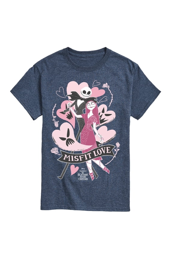 - Misfit Love - Men's Short Sleeve Graphic T-Shirt