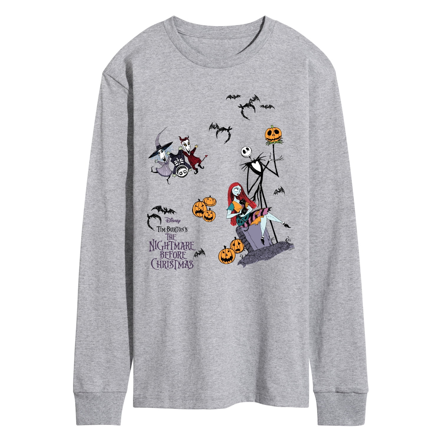 The Nightmare Before Christmas - Multi Hit - Men's Long Sleeve Graphic ...