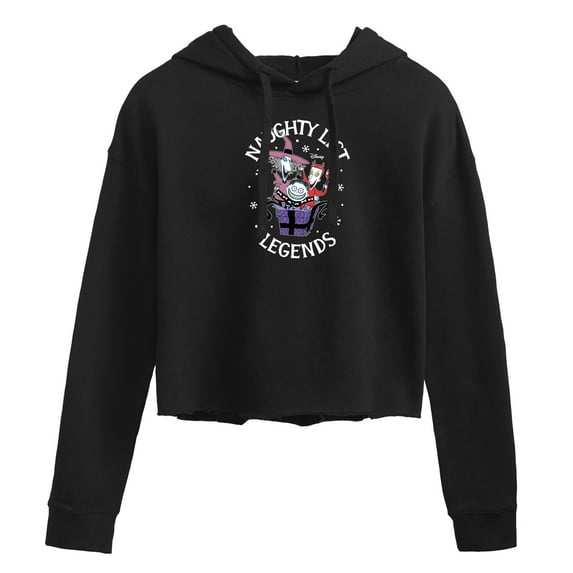 The Nightmare Before Christmas - Naughty List Legends - Juniors Cropped Pullover Hoodie