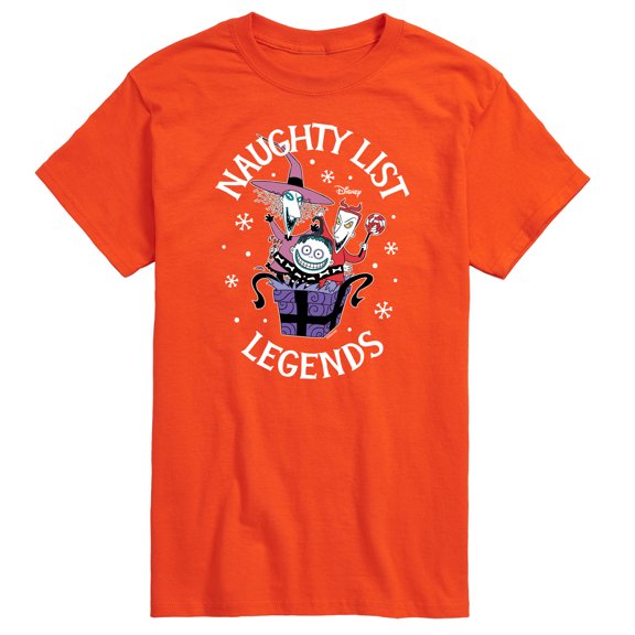 The Nightmare Before Christmas - Naughty List Legends - Men's Short Sleeve Graphic T-Shirt