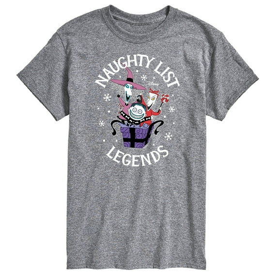 The Nightmare Before Christmas - Naughty List Legends - Men's Short Sleeve Graphic T-Shirt