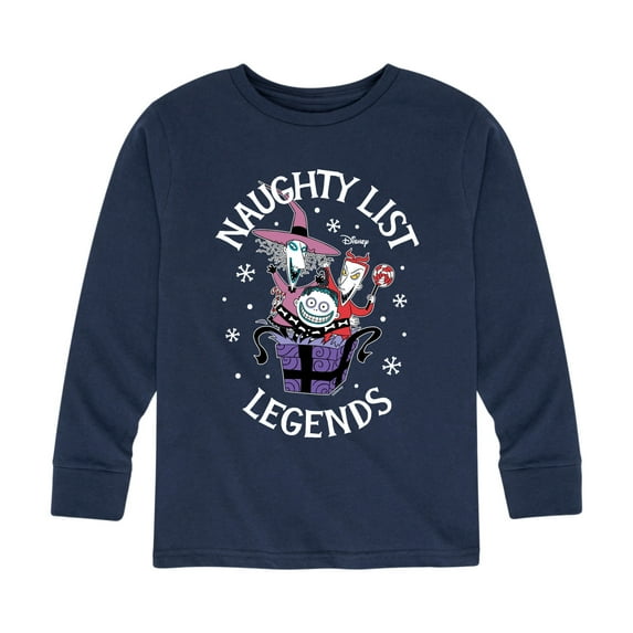 The Nightmare Before Christmas - Naughty List Legends - Toddler And Youth Long Sleeve Graphic T-Shirt