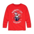 thumbnail image 1 of The Nightmare Before Christmas - Naughty List Legends - Toddler And Youth Long Sleeve Graphic T-Shirt, 1 of 5