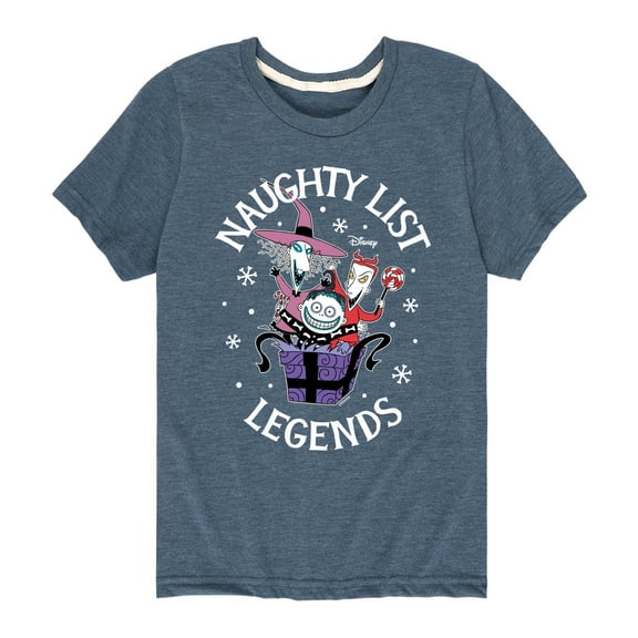 The Nightmare Before Christmas - Naughty List Legends - Toddler And Youth Short Sleeve Graphic T-Shirt