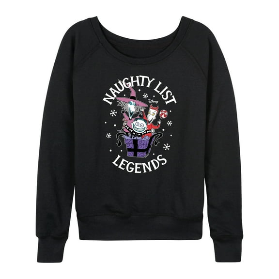The Nightmare Before Christmas - Naughty List Legends - Women's Lightweight French Terry Long Sleeve Shirt