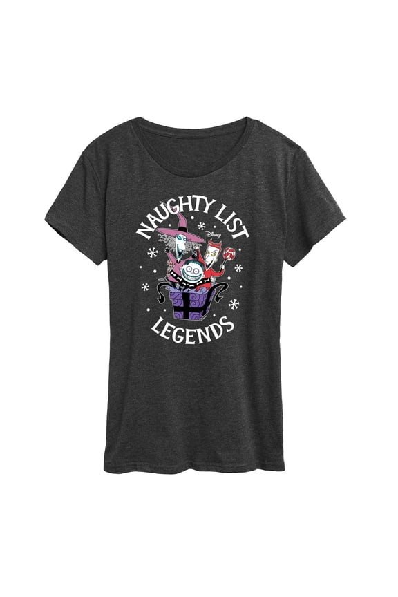 - Naughty List Legends - Women's Short Sleeve Graphic T-Shirt