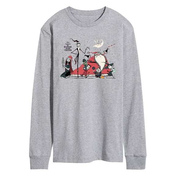 The Nightmare Before Christmas - Nightmare Before Xmas - Men's Long Sleeve Graphic T-Shirt