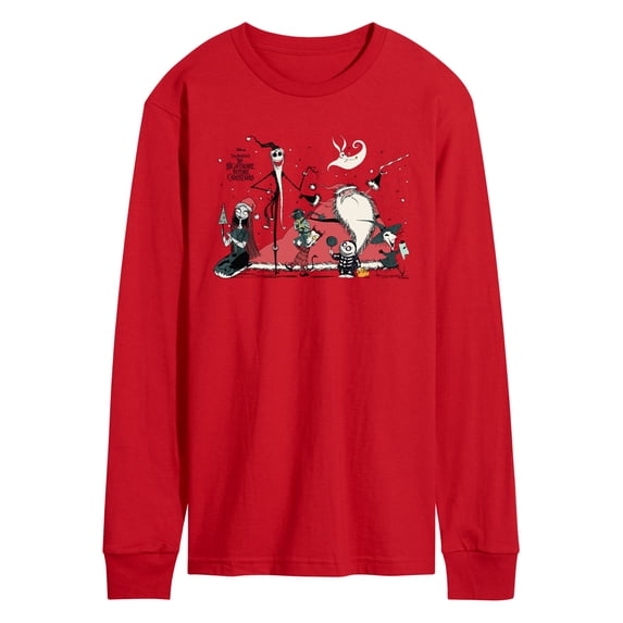 The Nightmare Before Christmas - Nightmare Before Xmas - Men's Long Sleeve Graphic T-Shirt