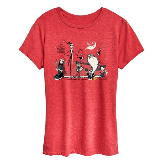 The Nightmare Before Christmas - Nightmare Before Xmas - Women's Short Sleeve Graphic T-Shirt