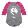 thumbnail image 1 of The Nightmare Before Christmas - Now And Forever - Toddler And Youth Girls Raglan Graphic T-Shirt, 1 of 5