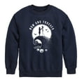 thumbnail image 1 of The Nightmare Before Christmas - Now And Forever - Youth Crewneck Fleece Sweatshirt, 1 of 5