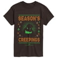 thumbnail image 1 of The Nightmare Before Christmas - Oogey Boogey Ugly Sweater Short Sleeve Graphic T-Shirt, 1 of 3