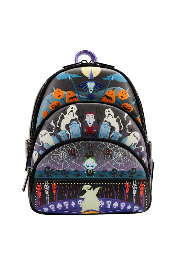 The Nightmare Before Christmas Oogie Boogie Glow in the Dark Backpack from Loungefly