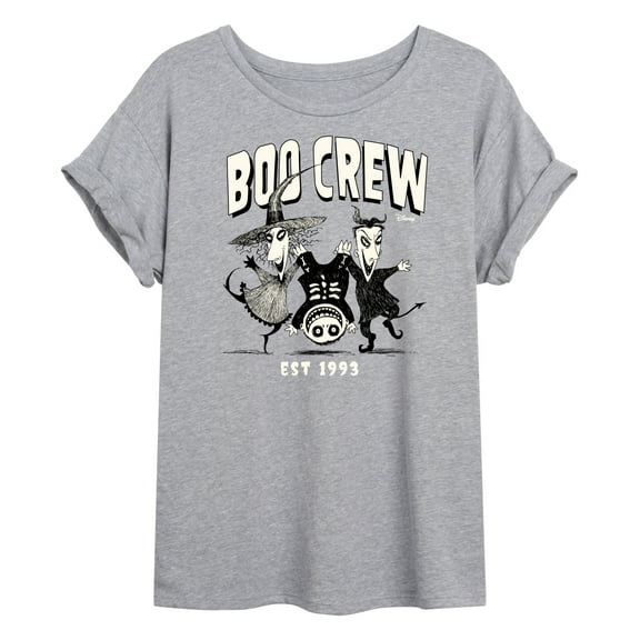 The Nightmare Before Christmas - Original Boo Crew Glow in The Dark - Juniors Ideal Flowy Muscle T-Shirt