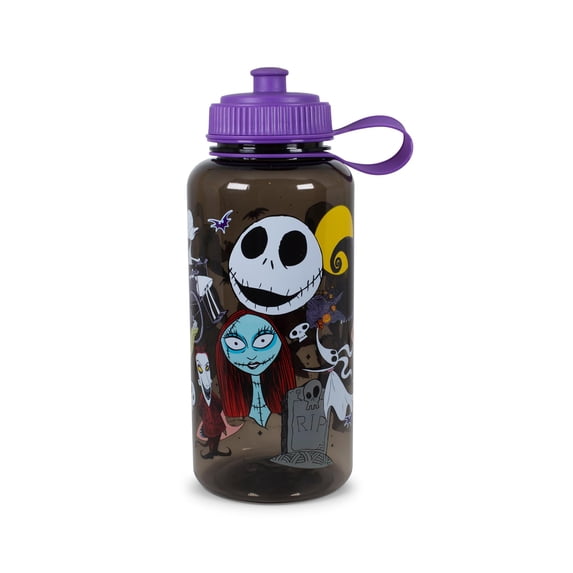 The Nightmare Before Christmas Plastic Water Bottle | Holds 34 Ounces