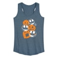 thumbnail image 1 of The Nightmare Before Christmas - Pumpkin Heads - Women's Racerback Graphic Tank, 1 of 4