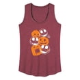 thumbnail image 1 of The Nightmare Before Christmas - Pumpkin Heads - Women's Racerback Graphic Tank, 1 of 4