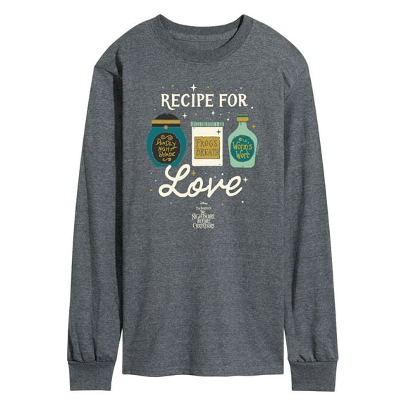 The Nightmare Before Christmas - Recipe For Love - Men's Long Sleeve T-Shirt