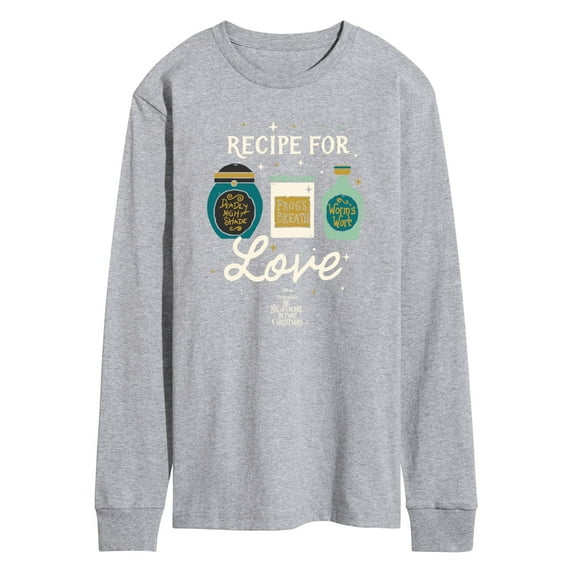 The Nightmare Before Christmas - Recipe For Love - Men's Long Sleeve T-Shirt