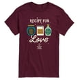 thumbnail image 1 of The Nightmare Before Christmas - Recipe For Love - Men's Short Sleeve Graphic T-Shirt, 1 of 5