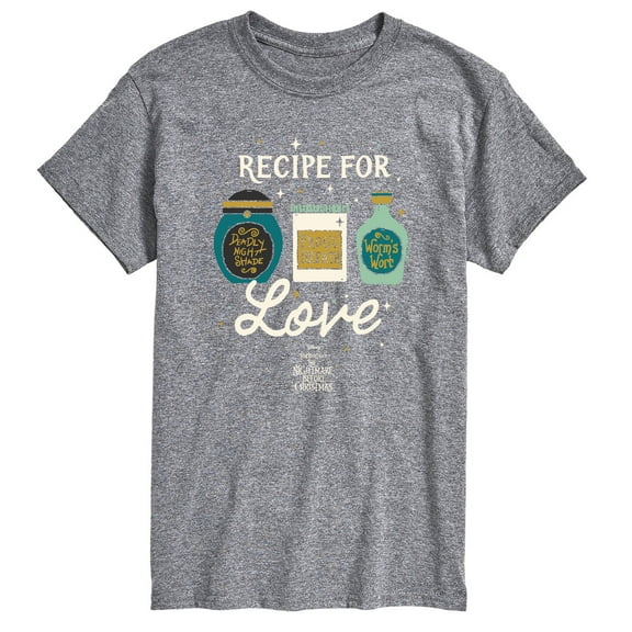 The Nightmare Before Christmas - Recipe For Love - Men's Short Sleeve Graphic T-Shirt