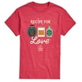 thumbnail image 1 of The Nightmare Before Christmas - Recipe For Love - Men's Short Sleeve Graphic T-Shirt, 1 of 5