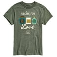 thumbnail image 1 of The Nightmare Before Christmas - Recipe For Love - Men's Short Sleeve Graphic T-Shirt, 1 of 5