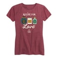 thumbnail image 1 of The Nightmare Before Christmas - Recipe For Love - Women's Short Sleeve Graphic T-Shirt, 1 of 5