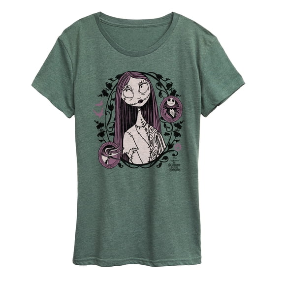 The Nightmare Before Christmas - Sally Art Nouveau - Women's Short Sleeve Graphic T-Shirt