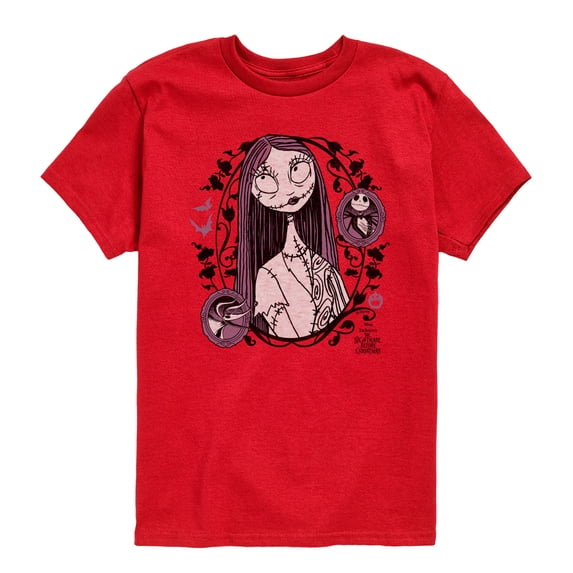 The Nightmare Before Christmas - Sally Art Nouveau - Youth Boys Short Sleeve Graphic T-Shirt