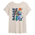 thumbnail image 1 of The Nightmare Before Christmas - Sally Beach - Juniors Oversized Graphic T-Shirt, 1 of 4