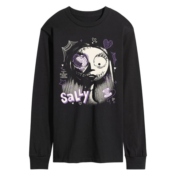 The Nightmare Before Christmas - Sally Face - Men's Long Sleeve Graphic T-Shirt