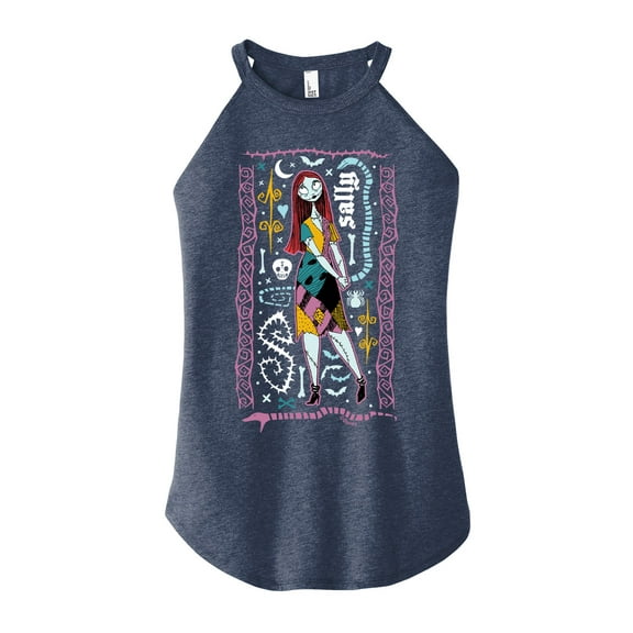 The Nightmare Before Christmas - Sally - Juniors High Neck Tank Top
